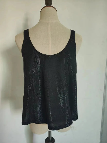 Women Clothing Y2k Tops Tank Top Fashion Clothes Casual Vintage Sexy Elegant Summer Streetwear Party Club Stage Show Bling Camis