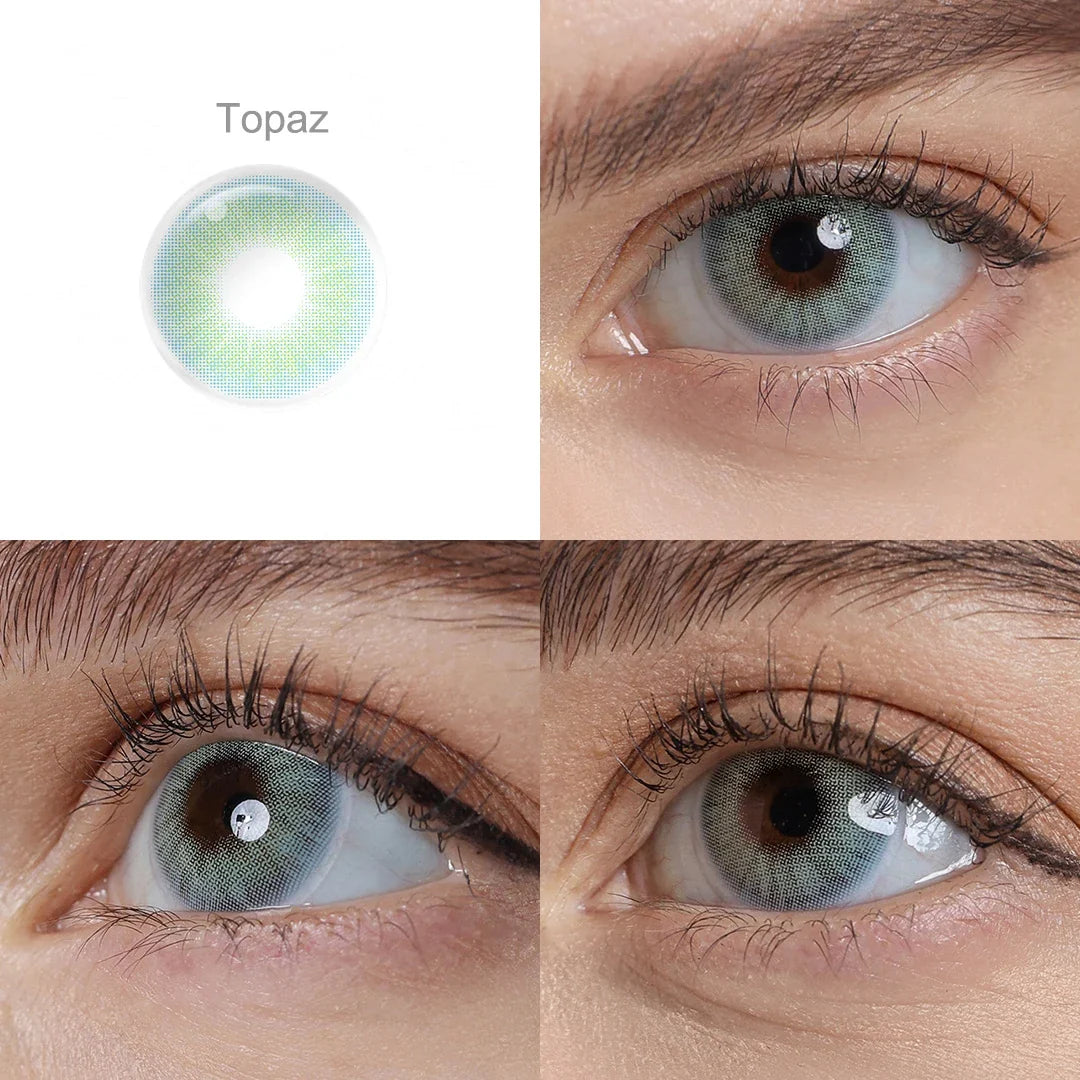 qgtao Natural Eye Color Lenses Color Contact Lenses For Eyes Gray Lens Colored Contact Lenses Beauty Pupils Eye Lenses