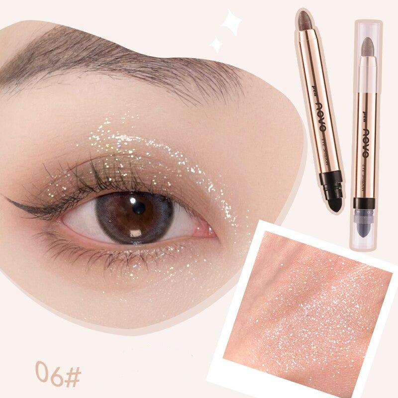 Sparkling Golden Highlighter Eyeshadow Pencil Glitter Pearlescent Silkworm Pen Long Lasting Shiny Eye Shadow Makeup Eyeliner Pen