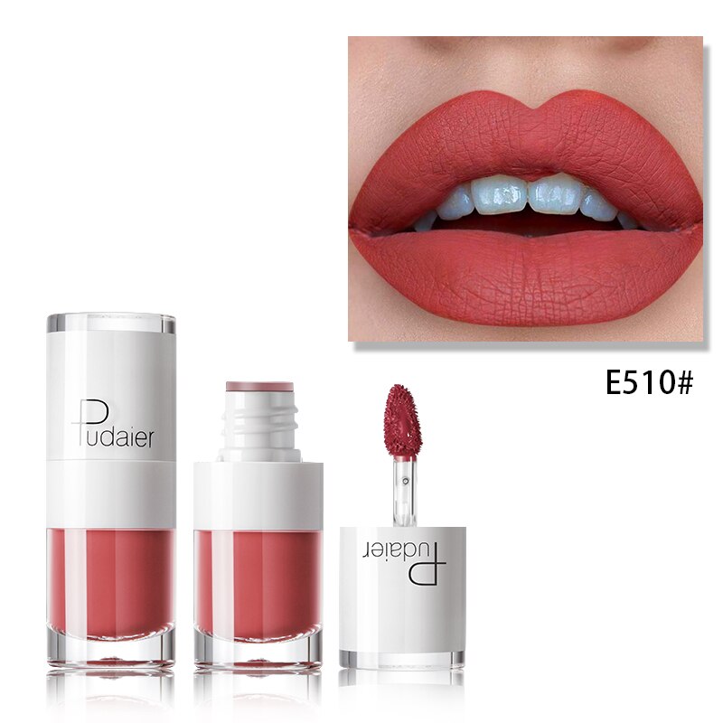 12 Colors Velvet Matte Liquid Lipstick Waterproof Sexy Nude Lip Gloss Tint Moisturizing Long Lasting Lip Glaze Makeup Cosmetic