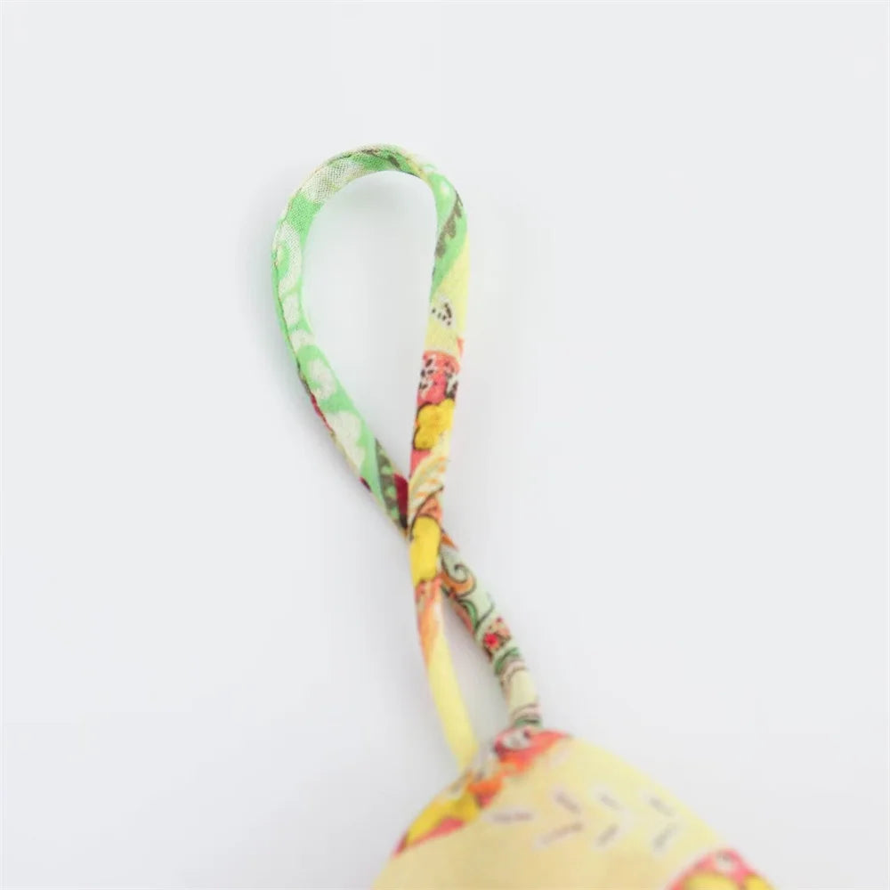 qgtao  2024 Summer New Product Women's Fashionable temperament slim fit V-neck sexy backless patchwork printed dress