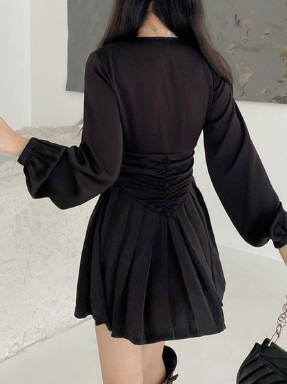 Black Elegant Vintage Dress