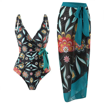 qgtao New Arrival Push Up Women Bikini Set Floral Printed Ruffle Bikinis Strappy Bandage Swimwear Brazilian Biquini Bathing Suit