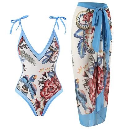qgtao New Arrival Push Up Women Bikini Set Floral Printed Ruffle Bikinis Strappy Bandage Swimwear Brazilian Biquini Bathing Suit