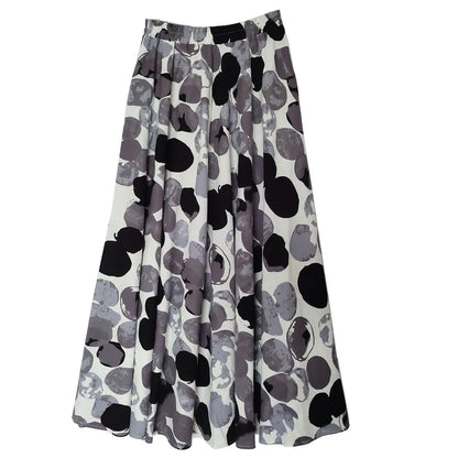 Summer Ethnic Style Cotton Linen Bohemian Streetwear Y2k Skirt Fashion Clothes Long Skirts Women Clothing Casual Vintage Elegant