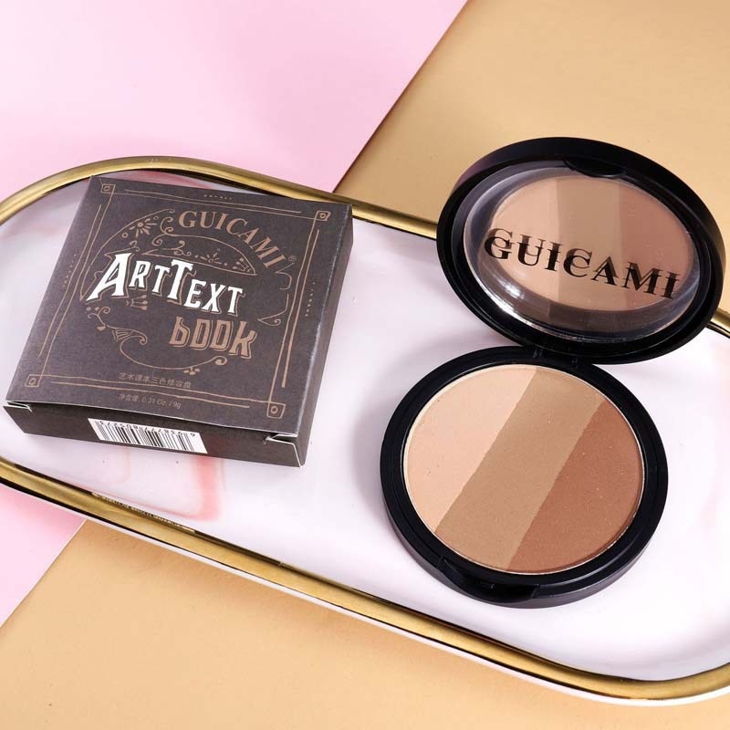 Makeup Highlighter Palette HighGloss Texture Contour Palette Base Illuminator Highlight Face Bronzer Cheek Blush Powder Cosmetic