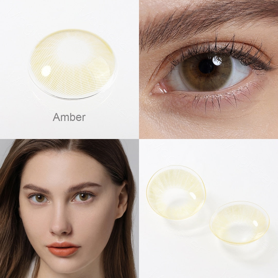 Magister Natural Eye Color Lens QUEEN Series Colored Contact Lenses Yearly Color Contact Lenses Eye Lens For Women and Men