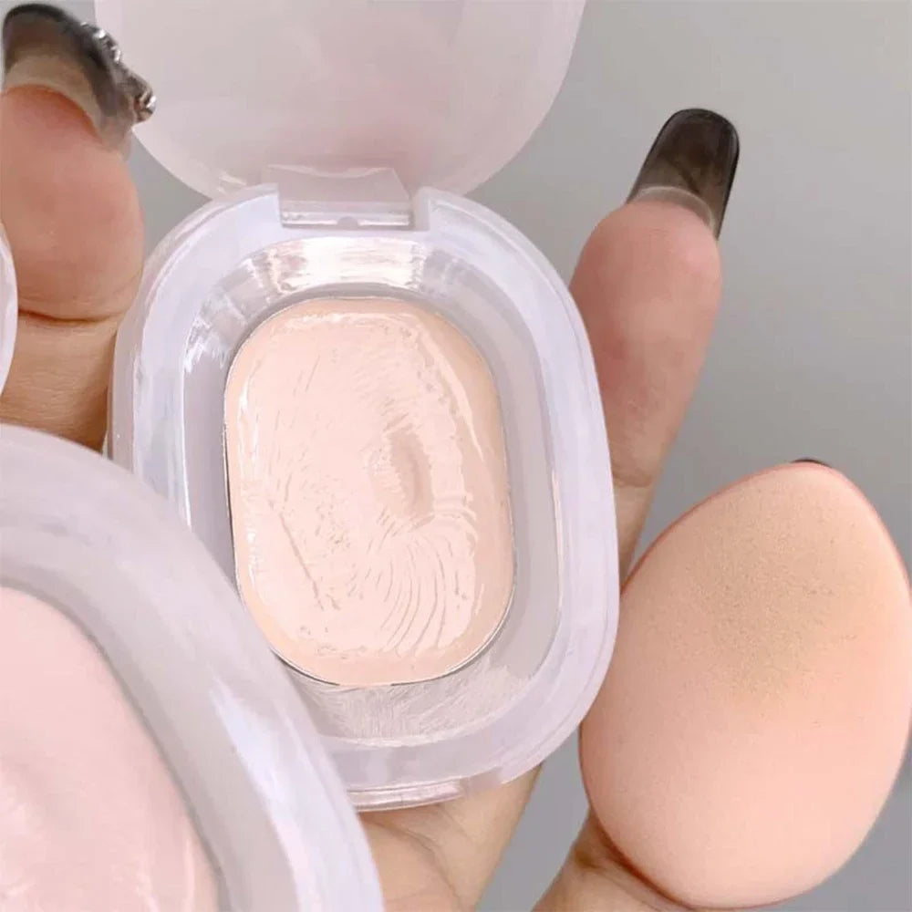 qgtao 4 Colors Contouring Highlighter Cream Mashed Potato Texture Waterproof 3D Face Illuminator High Gloss Lasting Facial Makeup