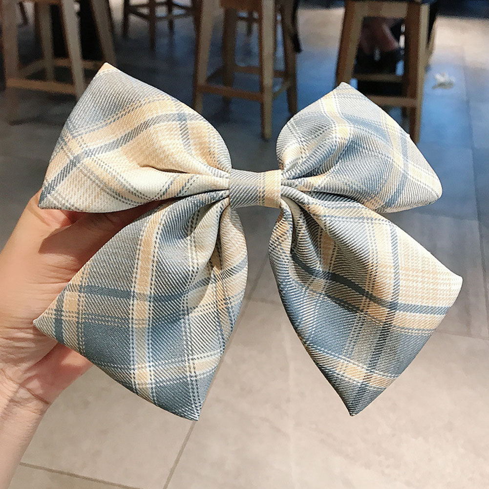 Wild Big Large Fashion Women Girls Hair Band Trendy Hairpin Casual Hair Clip Cute Ribbon Bow Ladies accessories Big Bow Barrette