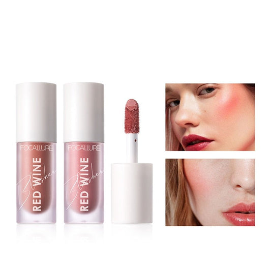 Multifunction Face Liquid Blusher Makeup Long-lasting Matte Make Up Natural Cheek Contour Blush Cosmetics