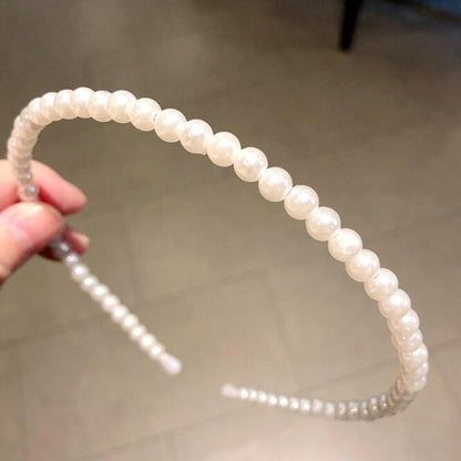 2022 New Women Elegant Full Pearls Hairbands Sweet Headband Hair Bundle Lady Hair Hoops Fashion Accessories