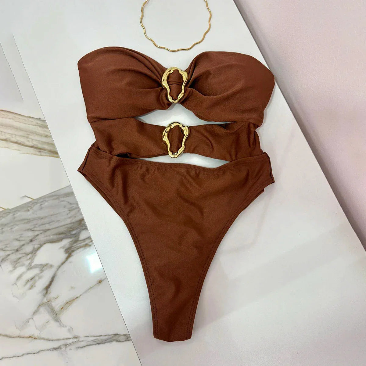 qgtao Bikini Sexy Women Swimsuit Female Swimwear 2024 Bikini Set Push Up Swimming Suit Solid Beachwear Brazilian Thong Biquini