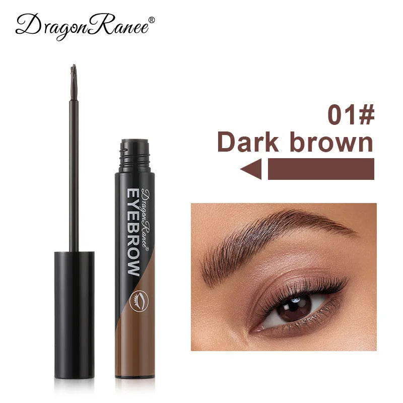 qgtao  -  Peel-off Eyebrow Gel Natural Brow Tattoo Black Brown Tint Makeup Waterproof Lasting Eye Brow Enhancers Liquid Gel Tear Wear Easy