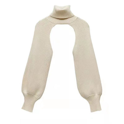 Women Ultra-short Sweater Coat 2022 Autumn Winter Long Sleeve Loose Knitted Crop Tops Solid Color Sexy Cardigan Sweaters Tops