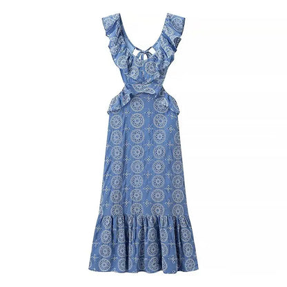 qgtao 2024 Women's Robe Embroidered Layered Dress Dresses on Sale Clearance Sexy Costume Long Femme Elegant Fashion Summer