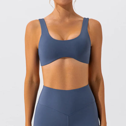 qgtao Breathable Sports Bra Shockproof Crop Anti-sweat Fitness Top Women Seamless Yoga Push up Sport Gym Workout Top Soft Underwear