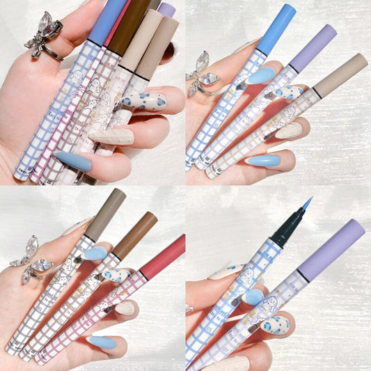 Colorful Rainbow Liquid Eyeliner Pen 7 Color Waterproof Long Lasting Smooth Pigmented Fast Dry Easy to Draw Eye Makeup Cosmetics