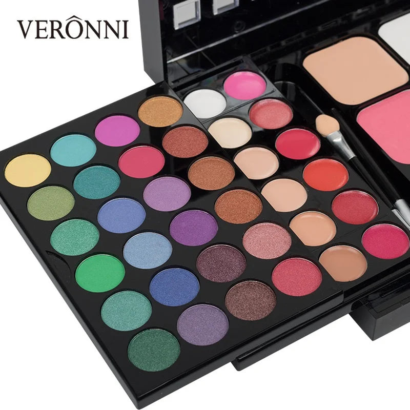 qgtao 40/74/78 Colors Glitter Eyeshadow Palette Matte Waterproof Long Lasting Pressed Powder Cosmetics Kit  Fashion Women MakeUp Tools