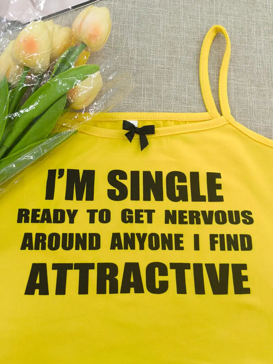 qgtao Y2k Print Tank Top Sleeveless Women Yellow Punk Crop Top Vintage Camis Girl Gothic Fairycore Sexy Corset Grunge Suspenders Tank