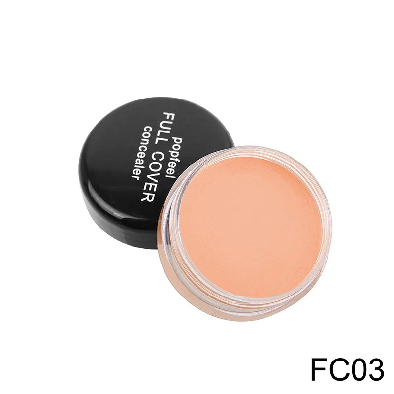 qgtao 4 Colors Concealer Makeup Palette Waterproof Moisturizing Coverage Dark Circle Face Contour Bronzer Foundation Cream Cosmetic