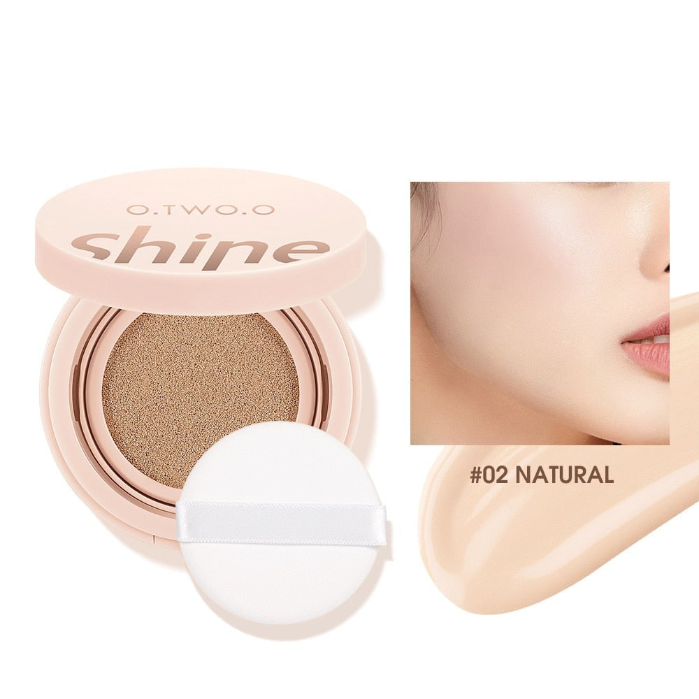 BB Cream Air Cushion CC Cream Concealer Brighten Makeup Base Long Lasting Foundation Cushion Compact With Makeup Puff