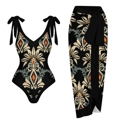 qgtao New Arrival Push Up Women Bikini Set Floral Printed Ruffle Bikinis Strappy Bandage Swimwear Brazilian Biquini Bathing Suit