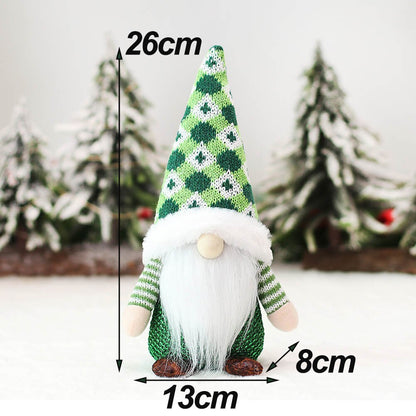 Christmas Gnomes Plush Elf Faceless Doll with Bell for Home Decor Handmade Tomte Swedish Gnome Scandinavian Figurine