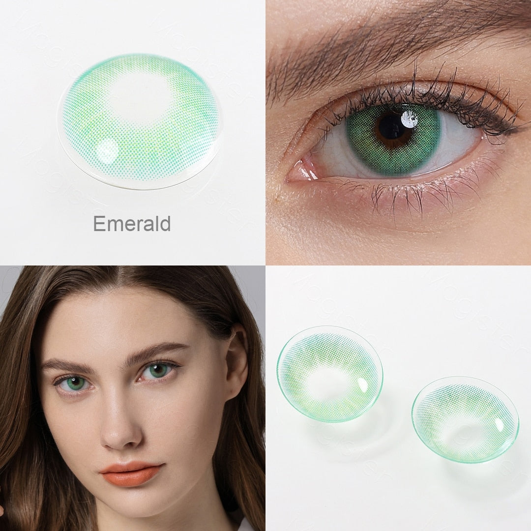 Magister Natural Eye Color Lens QUEEN Series Colored Contact Lenses Yearly Color Contact Lenses Eye Lens For Women and Men