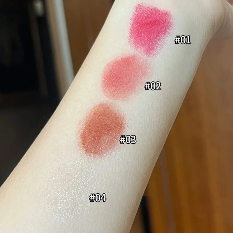 qgtao Colored Moisturizing Lip Balm Set Makeup Jelly Nude Rose Black Tea Lipstick Almond Coffee Lip Tint Primer Colorless Lips Care