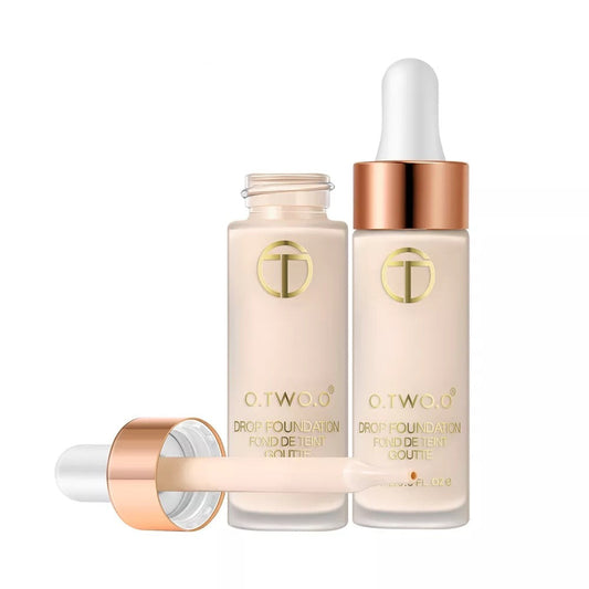 Liquid Foundation Professional Makeup Base  Oil Free Full Coverage Concealer Long Lasting Liquid Foundation Cosmetics