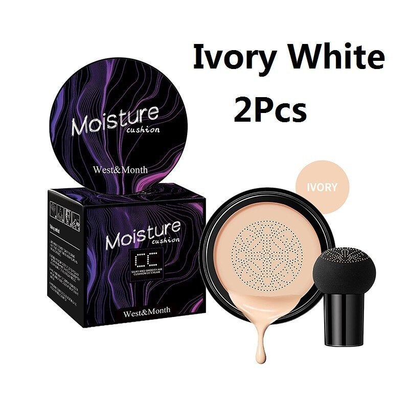 BB Cream Foundation Concealer Air Cushion Mushroom Head CC Whitening Makeup Cosmetics Waterproof Brighten Face Base Tone