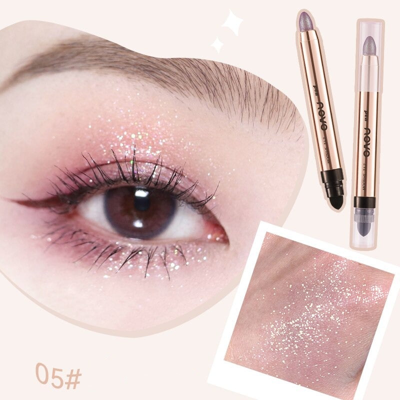 Sparkling Golden Highlighter Eyeshadow Pencil Glitter Pearlescent Silkworm Pen Long Lasting Shiny Eye Shadow Makeup Eyeliner Pen