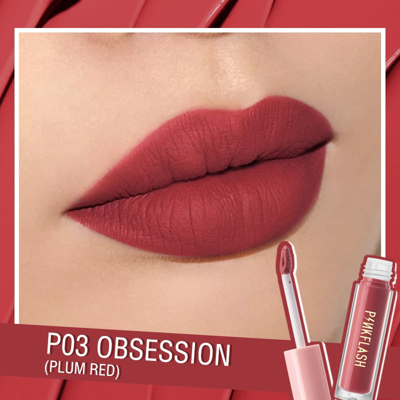 Waterproof Matte Liquid Lipstick Professional High Quality Long-lasting Lipgloss Women Lips Makeup Cosmetics