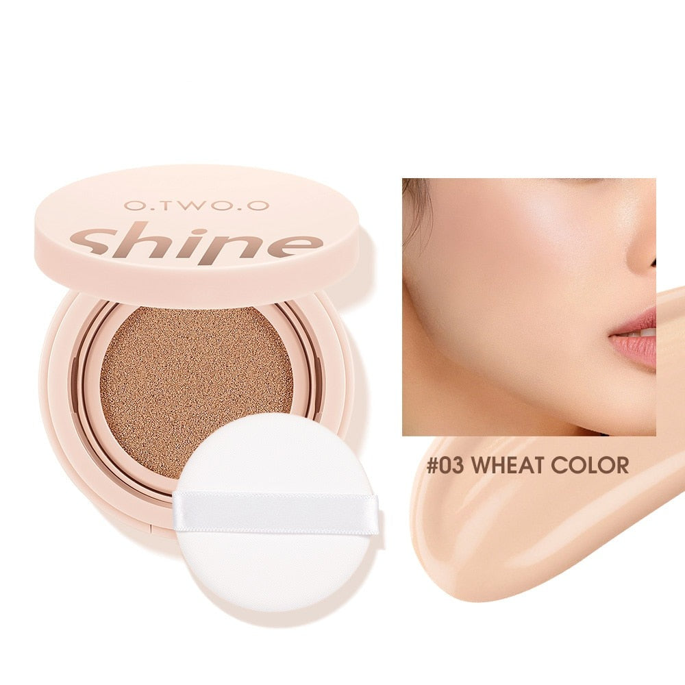 BB Cream Air Cushion CC Cream Concealer Brighten Makeup Base Long Lasting Foundation Cushion Compact With Makeup Puff