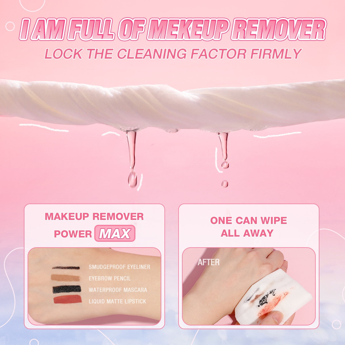 qgtao 5/10/15/20 Pcs One-second Magic Reset Makeup Remover Soft Face Skin Cleaner Facial Cleaning Beauty Remover Tool