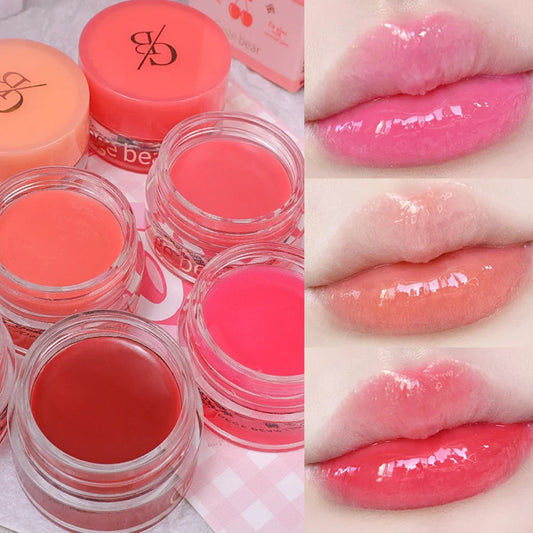 qgtao Berry Jam Lip Gloss Lasting Sexy Plumper Mirror Jelly Liquid Canned Lipstick Moisturizing Red Lipgloss Lip Tint Makeup Cosmetic