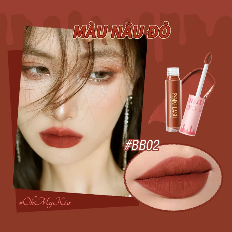 Waterproof Matte Liquid Lipstick Professional High Quality Long-lasting Lipgloss Women Lips Makeup Cosmetics