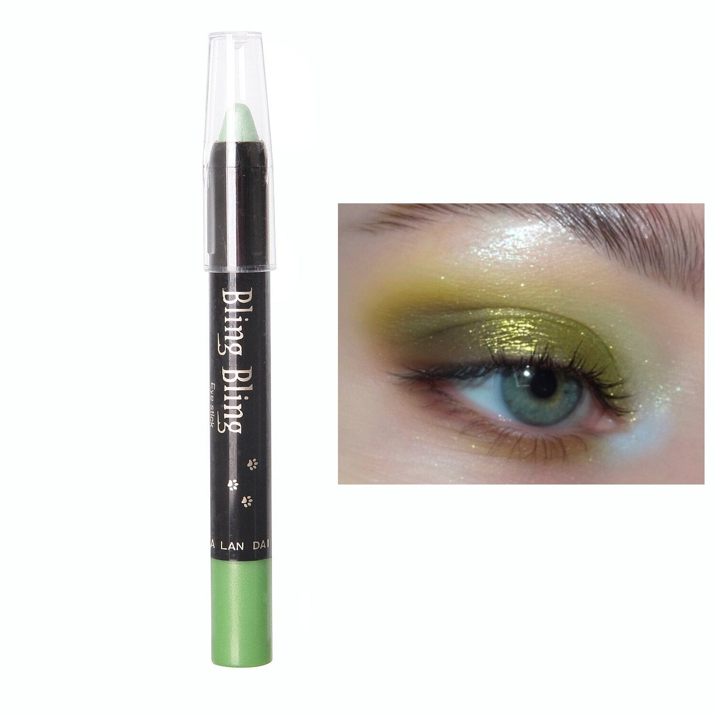 Pearlescent Eyeshadow Pencil Waterproof Long Lasting Glitter Highlighter Contouring Lying Eye Shadow Stick Eyes Makeup Cosmetic