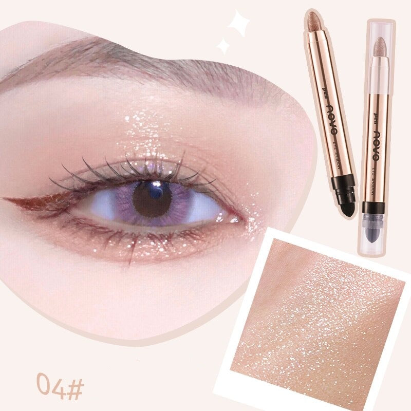 Sparkling Golden Highlighter Eyeshadow Pencil Glitter Pearlescent Silkworm Pen Long Lasting Shiny Eye Shadow Makeup Eyeliner Pen