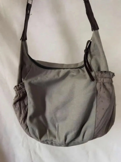 qgtao  Vintage Crossbody Bags for Women Korean Style Fashion Canvas Tote Bag Versatile Casual Large Capacity Shoulder Bag