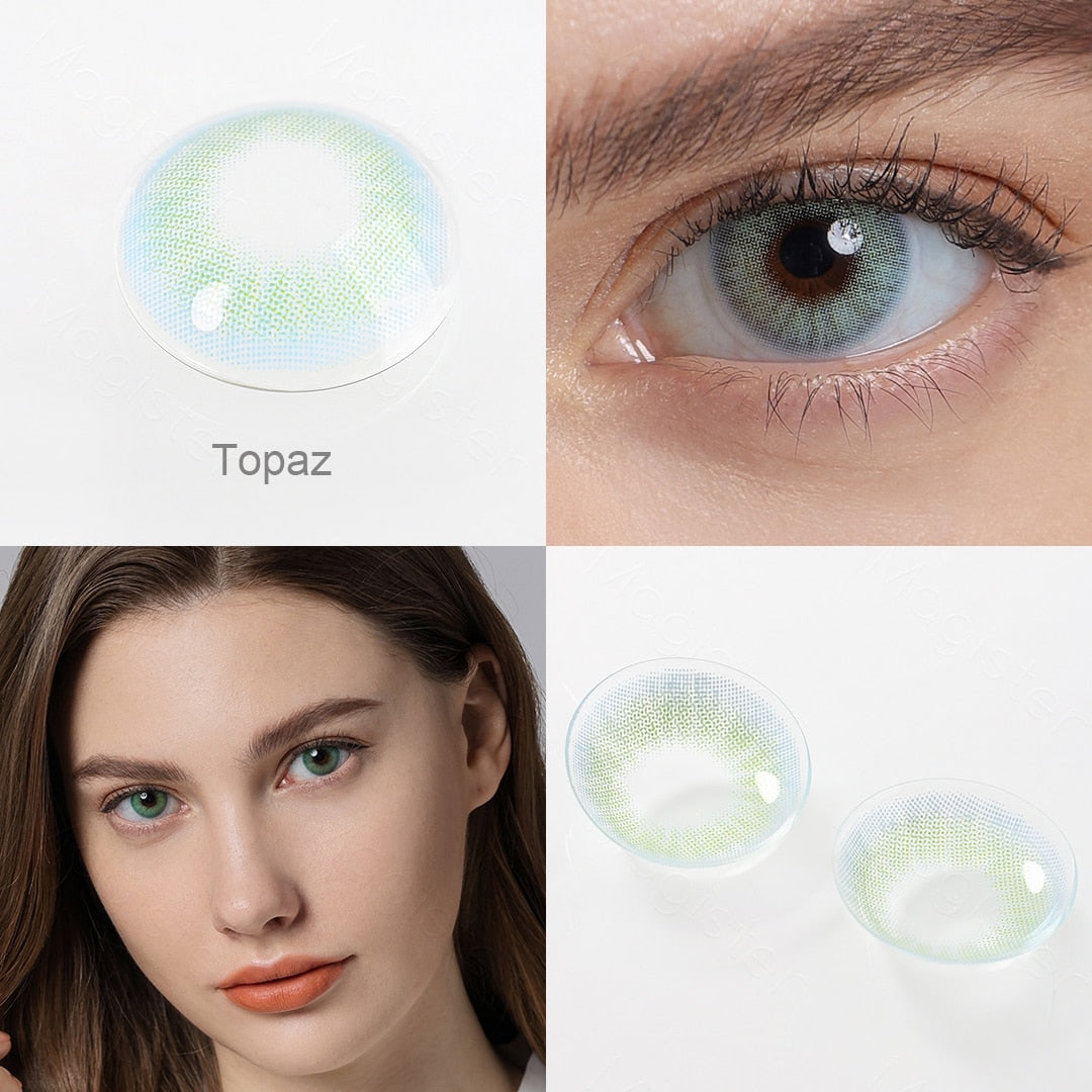 Magister Natural Eye Color Lens QUEEN Series Colored Contact Lenses Yearly Color Contact Lenses Eye Lens For Women and Men