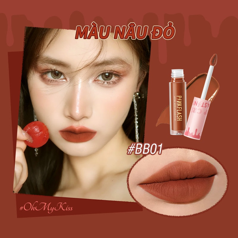 Waterproof Matte Liquid Lipstick Professional High Quality Long-lasting Lipgloss Women Lips Makeup Cosmetics