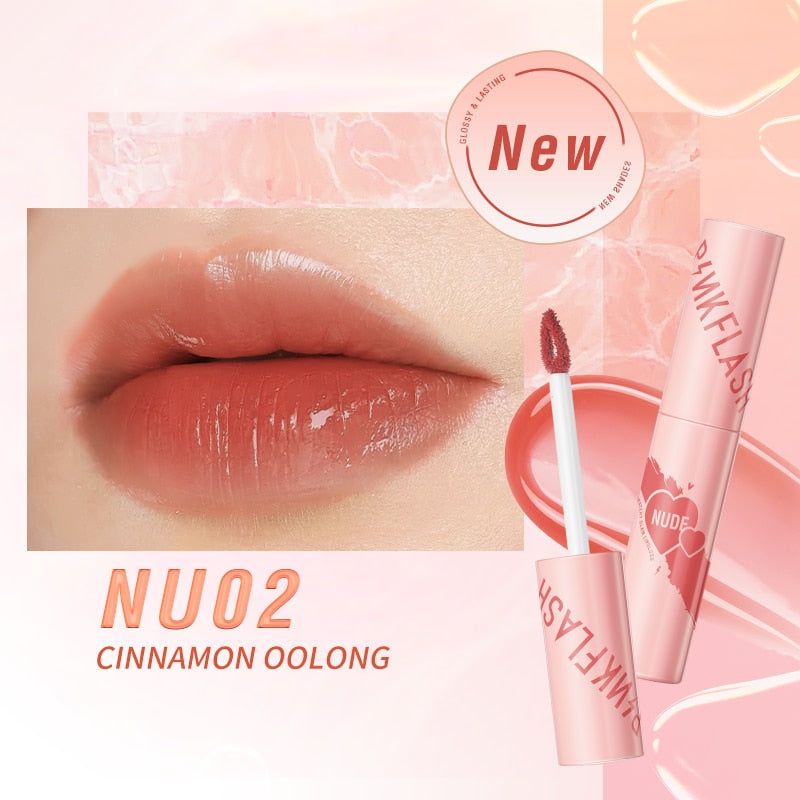 Super Glossy Mosturizing Liquid Lipstick Waterproof Long-lasting Non-sticky High Pigment Lip Gloss Makeup Cosmetics