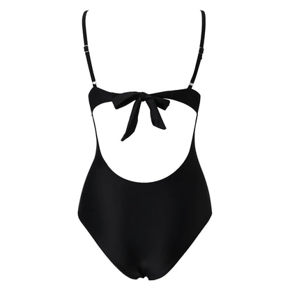 qgtao Mesh See Through Women Bikini One Piece Swimsuit Set Backless Patchwork Vintage Ruched Front Retro Halter Swimwear Sexy Bikini