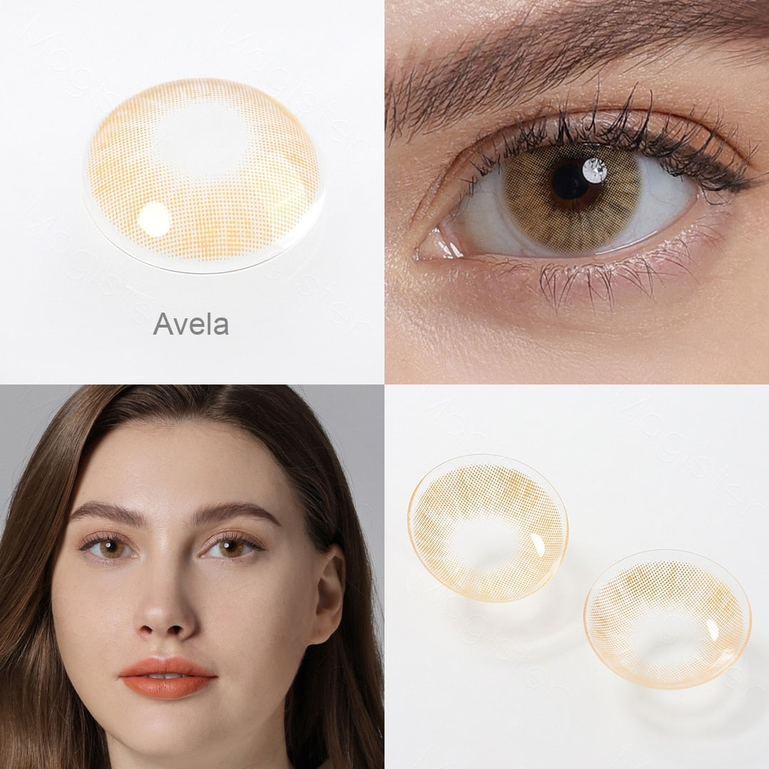 Magister Natural Eye Color Lens QUEEN Series Colored Contact Lenses Yearly Color Contact Lenses Eye Lens For Women and Men