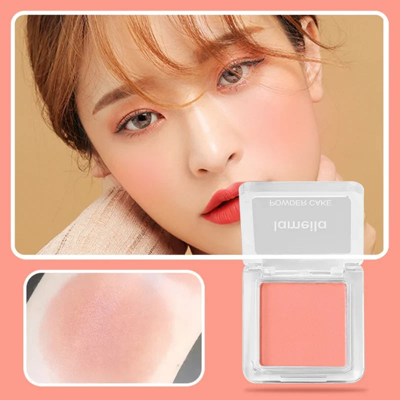 qgtao Matte Blush Palette Lasting Contouring Cheek Blusher Cream Rouge Orange Nude Cheek Tint Blush Face Makeup Cosmetics