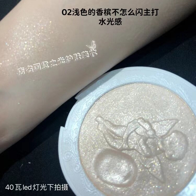 Shimmer Glitter Highlighter Bronzer Palette Face Illuminator Diamond Highlight Makeup Body Glitter Bright Blush Powder Cosmetic