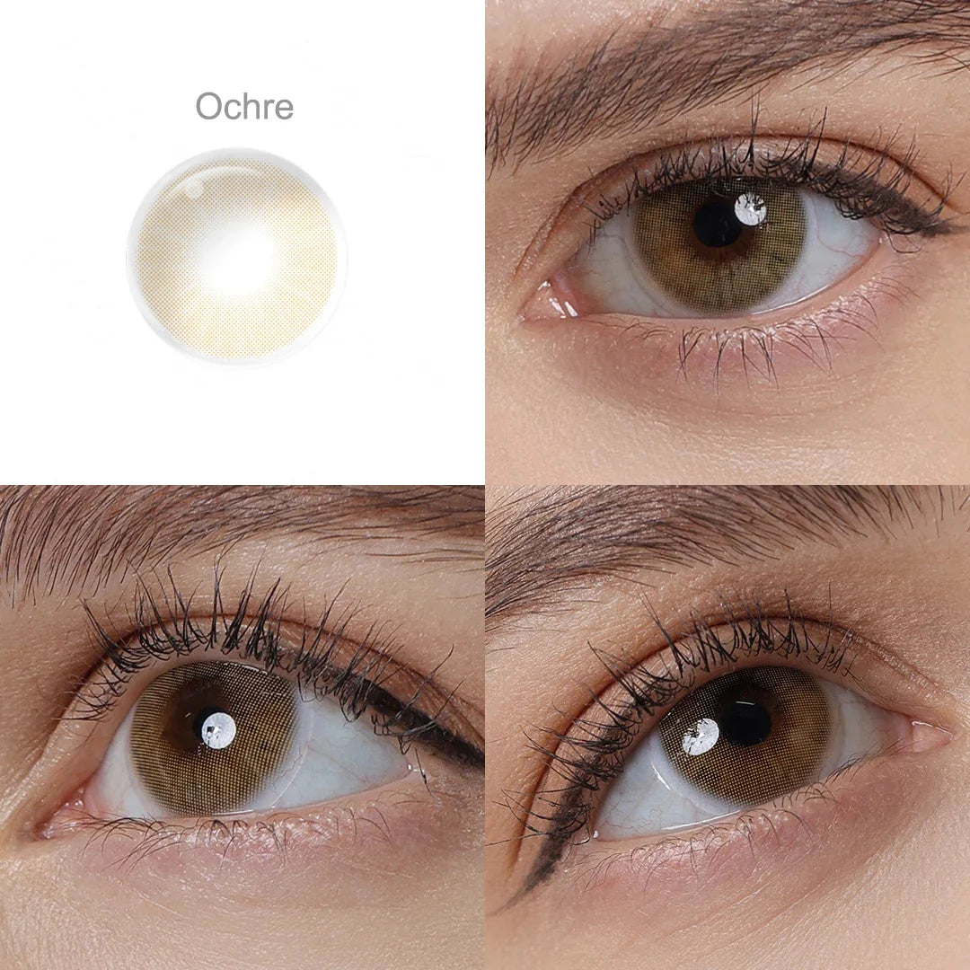 qgtao Natural Eye Color Lenses Color Contact Lenses For Eyes Gray Lens Colored Contact Lenses Beauty Pupils Eye Lenses