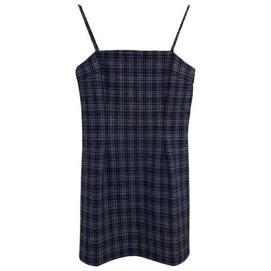 Plaid Slip Summer Dress