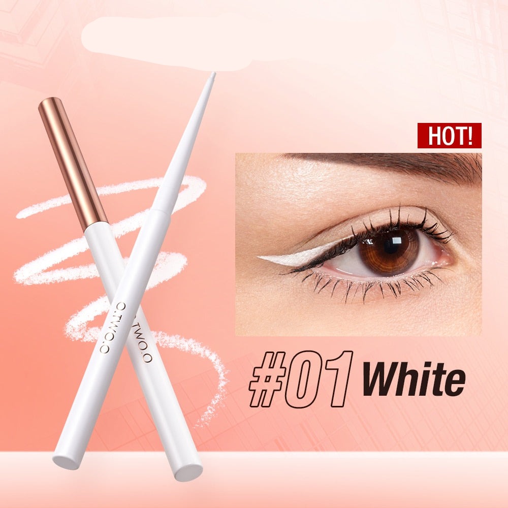 Eyeliner Pencil  Eye Liner Gel Waterproof Long-Lasting 1.0MM Ultra-slim Eye Liner Colored Makeup for Eyes Cosmetics Tool